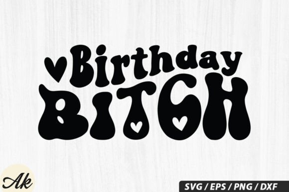 Birthday Bitch Retro Design: A Designer’s Stitch Test