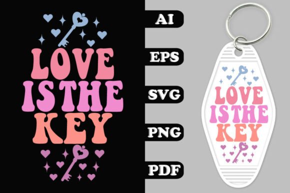 Follow Your Dreams Key Chain SVG Design