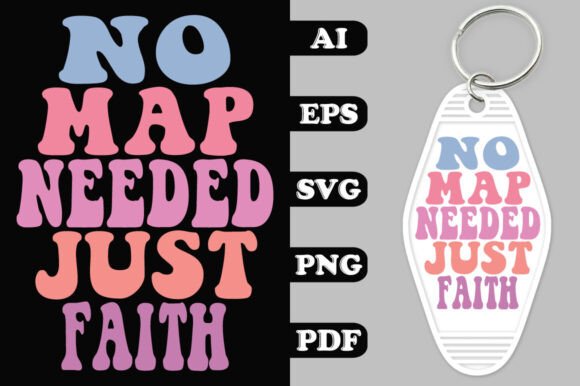 No Map Needed Just Faith Groovy Key Cha Review
