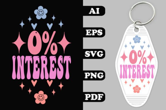 Review: 0 Interest Key Chain SVG for Embroidery